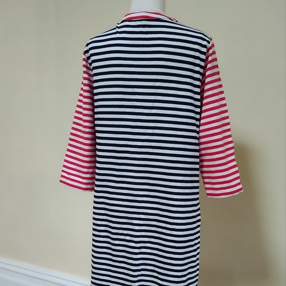 Stripey cotton dress with nautical flavour - Picture 2 of 4